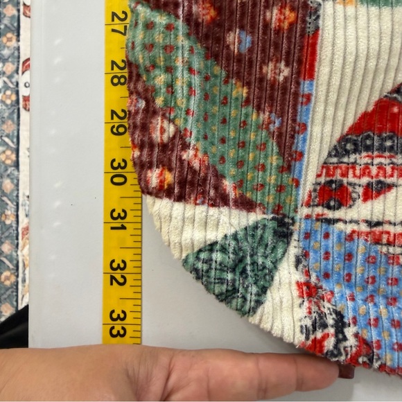 BDG Urban Outfitters Serena Patchwork Corduroy Shacket Jacket Size Small Petite - Picture 12 of 13